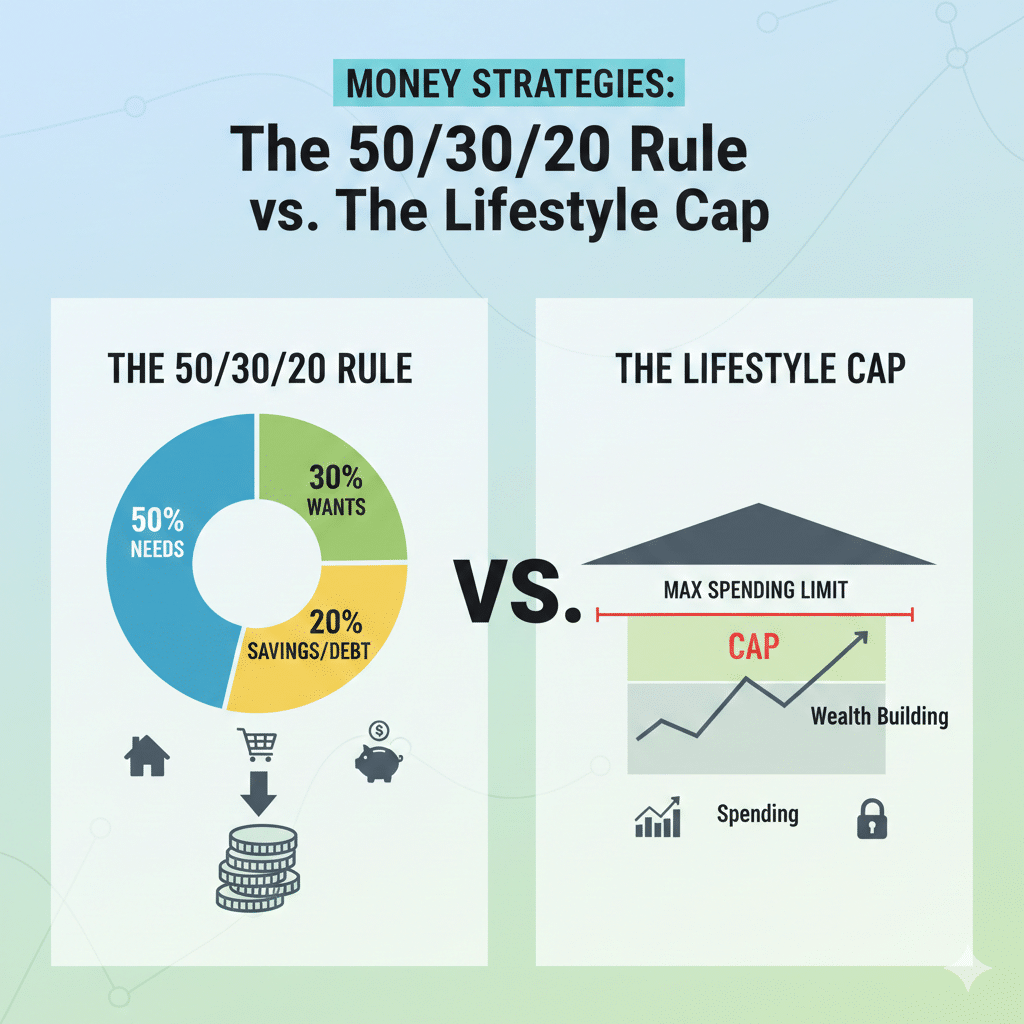 The 50/30/20 Rule vs. the Lifestyle Cap: Which Strategy Fits You?